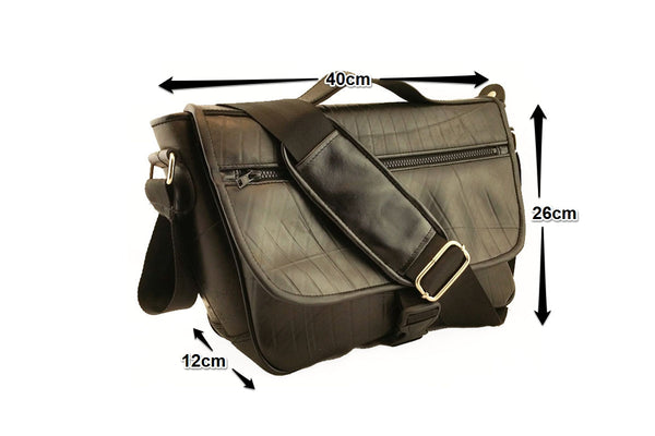 Eco Messenger Bag - Messenger Bags - Recycle Creative  - 7