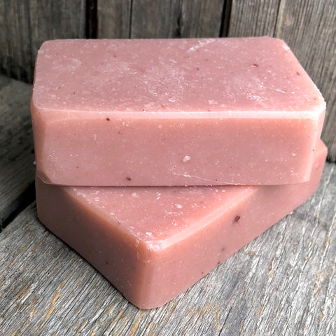 Handmade Soap - Rose Geranium, Rosehip Oil and Australian Pink Clay