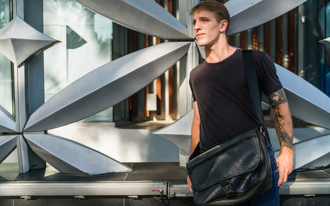 Eco Messenger Bag - Messenger Bags - Recycle Creative  - 4